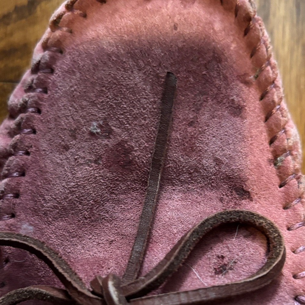 UGG Dusty Rose Suede Moccasins - Picture 3 of 3
